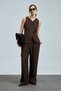 Diana Women's Trousers Brown - 4