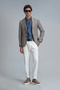 Luta Sportswear Men's Blazer Jacket Slim Fit Brown - 2