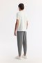 Men's Ecru Crew Neck Printed Bi-Stretch Interlock Regular Fit T-Shirt A51Y1092 - 4