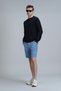 Zegler Sports Men's Chino Shorts Slim Fit Blue - 5