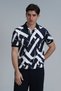 Cara Smart Men's Polo T-shirt Navy Blue - 5