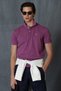 Laon Sports Polo Neck Men's T-Shirt Claret Red