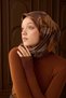Velora Scarf Flower Chocolate Brown - 2