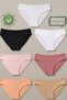 7-Pack Women's Multicolor Bikini Pointelle Panties 100% Cotton Panties - 2