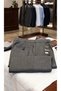 Men's Fabric Trousers Gray Classic Cut Dad Trousers Seasonal - 2