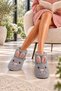 Women's Warm Lined Rabbit Pattern Slippers Home Boots Home Shoes New Year Christmas