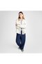 Classic Women's Oversize Fit Cream Shirt - 2