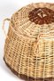 Potato and Onion Basket with Lid 26X27 cm - Natural Wicker Basket, Handmade, Kitchen Pantry Organizer Storage Box - 5