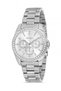 Silver-Toned Steel Case Women's Watch with Gemstones, 2-Year Warranty, Fc.13930m.01 69803680 - 3