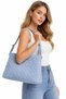 Women's Quilted Shoulder Bag with Strap - 2