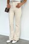 Women's High Waist Spanish Flare Lycra Gabardine Trousers - 2