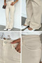 Women's High Waist Spanish Flare Lycra Gabardine Trousers - 5
