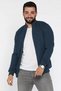 Selanik Fabric Zippered Men's Sweatshirt