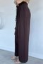Women's High Waist Pleated Palazzo Pants with Accessory Detail - 3