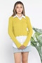 Women's Shirt with Garnished Knit Detail and Knitwear Blouse (Suitable for S-M-L Sizes) - 3