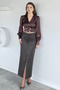 Women's Front Slit Pencil Skirt
