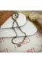 Heart Zircon Stone Silver Color Tennis Necklace - Transparent - 4