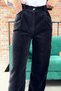 Women's Velvet Corduroy Wide Leg Pants - 3