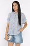 Gülseli Elastic Sleeve Short Shirt