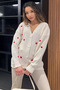 Women's Embroidered Knitwear Cardigan