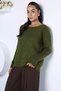 Gülseli Women's Knit Sweater with Lace Detail on the Back - 2