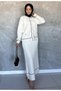 Women's Knitwear Skirt Cardigan Hijab Double Set (Available in S, M, L, XL)