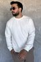 Pre-Embroidered Crew Neck Three Thread Men's Sweatshirt
