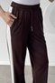 Women's High Waist Striped Sweatpants with Elastic Waistband - 4