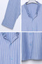 Men's Striped Long Sleeve Shirt - 3