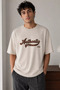 Men's Crew Neck Embossed Printed T-Shirt
