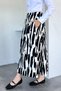 Double Pocket Patterned Hijab Skirt - 5