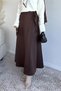 Kiloş Scuba Hijab Skirt with Waist Tie Detail