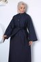 Quilted Jacket Scuba Skirt Hijab Double Set - 2