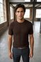 Men's Crew Neck Patterned Knitwear T-Shirt