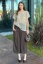 Women's Sequin Detailed Mesh Blouse - 3