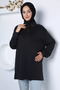 Polo Collar Elegant Hijab Sweat Tunic - 2