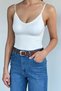 Women's V-Neck Rope Strap Bustier - 6