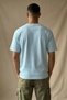 Men's Crew Neck Embossed Printed T-Shirt - 2