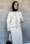 Women's Knitwear Skirt Cardigan Hijab Double Set (Available in S, M, L, XL) - 4