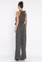Belted Patterned Women's Jumpsuit - 3