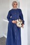 Gülseli Front Buttoned Hijab Dress - 2