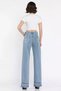 Double Leg Women's Mom Jean Denim Pants - 3