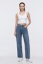 High Waist Straight Jean Pants