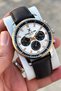 Exclusive Functions Active Coffee Leather Cord Steel Case Men Wrist Watch 3 Atm Sddk066 - 4