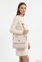 Women's Beige Long Strap Shoulder Bag - 2