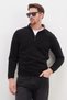Half Zippered Stand Collar Fleece Sweatshirt - 3