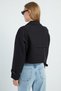 Double-Breasted Collar Double-Pocket Crop Trench Coat - 8