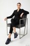 Navy Blue Antique Gön Genuine Leather Round Toe Thick Heeled Rubber Sole Lace Up Women's Shoes 240 - 3