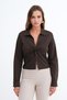 Shirt with Gathered Front and Tie G18582