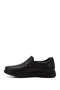 Men's Black Genuine Leather Comfort Shoes - 5